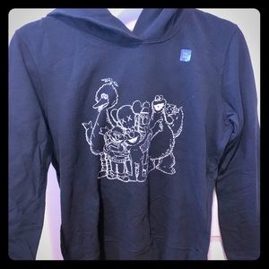 Uniqlo Black Sesame Street Hoodie